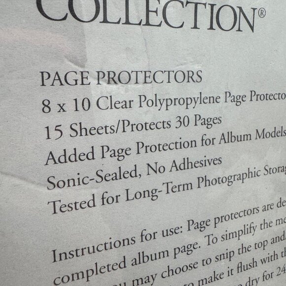 Creative Memories 8" x 10" Scrapbook Refill Pages 15 Sheets Craft - Picture 3 of 6